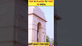 Top 10 Places To Visit In India #shorts #ytshorts #trending