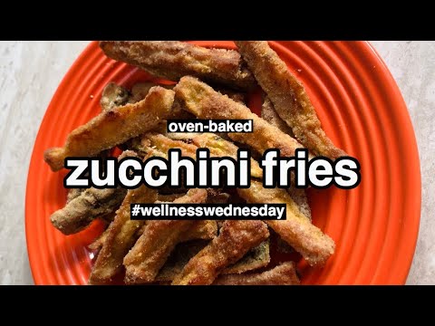 zucchini fries // oven-baked 🌱✨