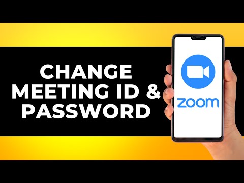 How to Change Meeting ID and Password in Zoom App (Step by Step)