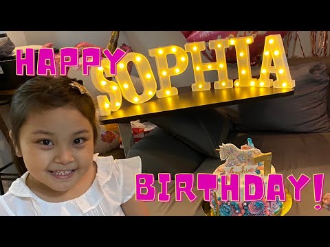 HAPPY 7TH BIRTHDAY SOPHIA! | BIG GIRL NA SYA!