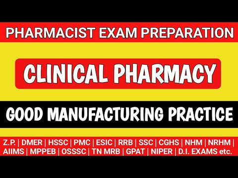 Pharmacist exam preparation | Good Manufacturing Practice MCQS | Clinical pharmacy mcqs @MANISH06