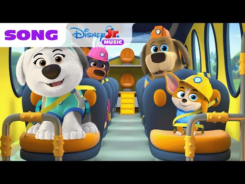 Pupstruction "Here Comes the Bus" Song 🚌🎶 | @disneyjr