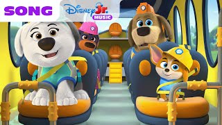 Pupstruction "Here Comes the Bus" Song 🚌🎶 | @disneyjr