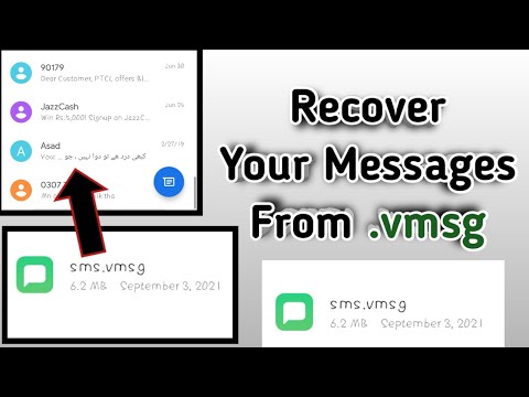 how to open vmsg file | how to open vmsg file in android | how to recover messages in android