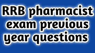 government Pharmacist exam preparation