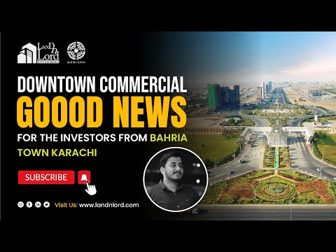 Invest in Bahria Town Karachi: New Down Town Commercial Plots | 133 Sq Yards | 6 Month Possession!