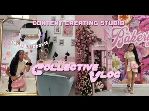 COLLECTIVE VLOG ☆ | crumble cookie, brand development class, tips for youtubers || Ra’Mariah Alexia