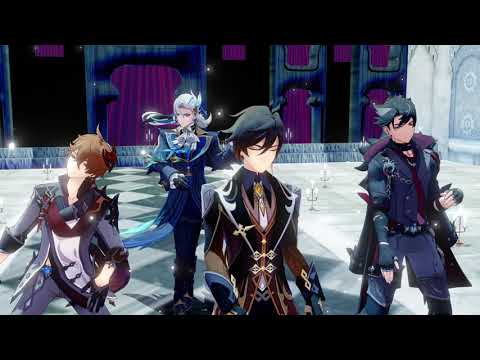 [MMD/GENSHIN IMPACT/ 原神] REVOLVER [Zhongli,Tartaglia/childe,Neuvillette,wriothesley]