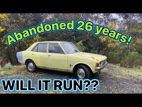 WILL IT RUN!? Abandoned 26 years! 1973 Chrysler Galant revival!