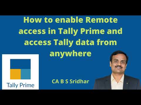 How to use Tally Remote Access in Tally Prime |Access Tally from anywhere | Tally Tips| Remoe Access