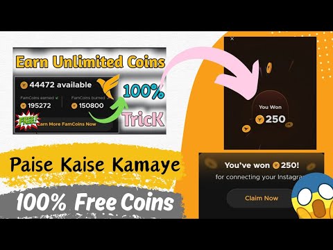 Famapp Se Paise Kaise Kamaye 101% Trick | Fampay Se Money Earn Kaise | Earn Unlimited Coins Fam App🤑