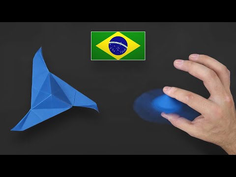 Origami Fidget Spinner - Instruções em Português PT-BR