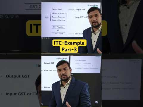 ITC Example Part-3 #incometax #gst #tds #itc #inputtaxcredit