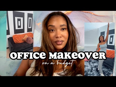 small office makeover | cozy office decor