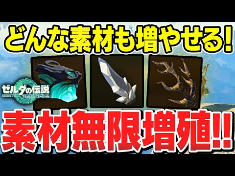 【ゼルダの伝説 ティアキン】素材「増殖」グリッチ発見！ 必要なのは素材と弓だけでお手軽！