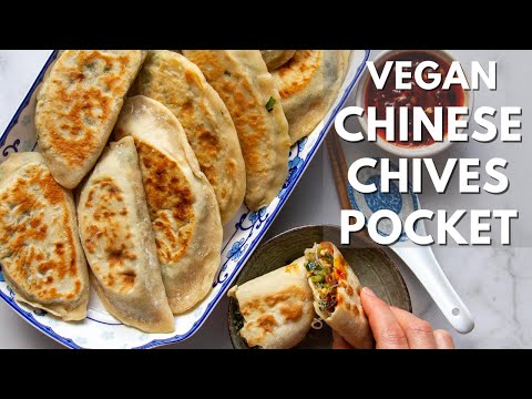 Delicious Chinese Chives Pockets '美味的素韭菜盒子'