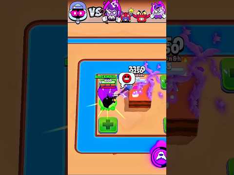 Which Brawler Can Damage Shade Through Walls 🤔💀? #brawlstars #shorts