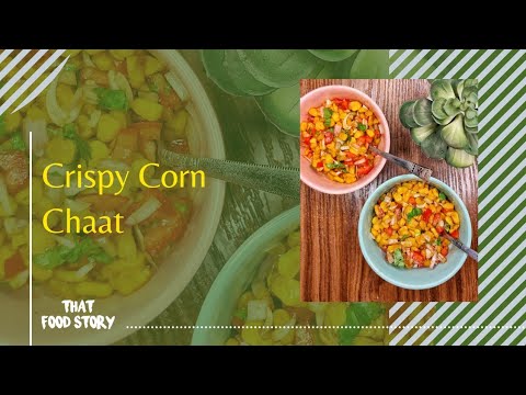 Corn Chaat Recipe | Crispy Corn Chaat | Fried Corn Chaat | 5 Minutes Snack