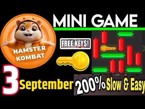 Hamster Combat Mini game 3 September || Hamster Combat Mini game solved