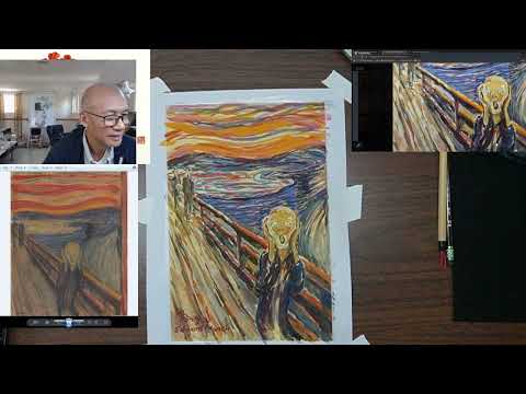 Rob Sherrill's Critique on my Master Study of the Scream on Silk Paper