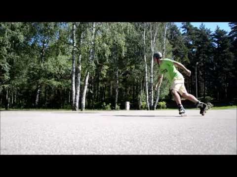 Jump and Turn Exercises with Rollerblades