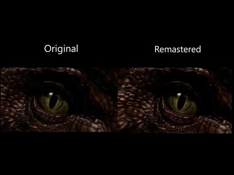 Comparison between Original x remaster Dino Crisis 2 Giganotosaurus 4k