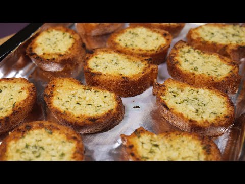 You get the bread, I get the garlic, and the garlic bread is ready in 10 minutes for breakfast