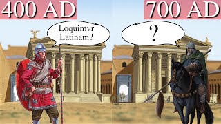 What happened to Latin after the Fall of the Western Roman Empire?