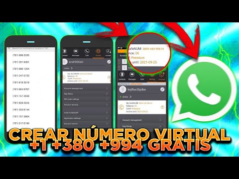 COMO CREAR NÚMEROS VIRTUALES +1 +994 +380 🤯 (LEER DESCRIPCIÓN)