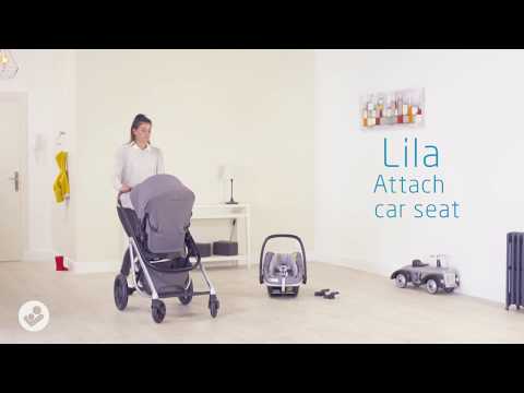 Maxi-Cosi l Lila pushchair l How to attach the car seat