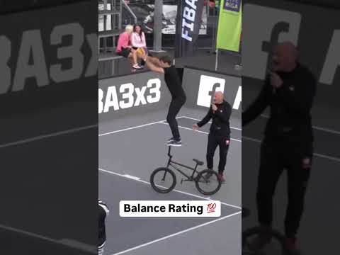 When biking meets basketball 🚲