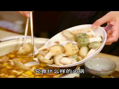 云南野生菌火锅，多种食用菌配上鸡汤，山珍确实胜海味