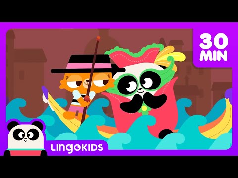 CARNIVAL SONG 🎭🎶 + More Party Songs for Kids | Lingokids