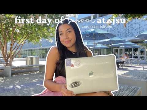 my first day of school vlog *college edition* | san jose state university junior