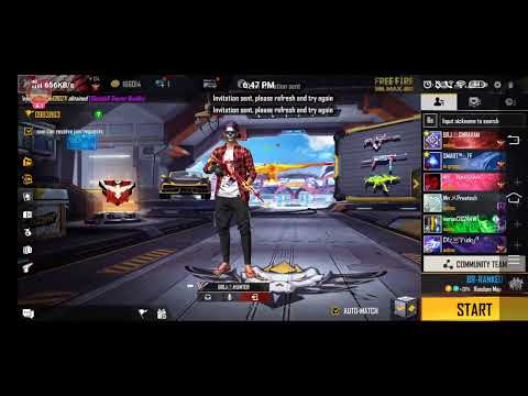 playing in free fire max!