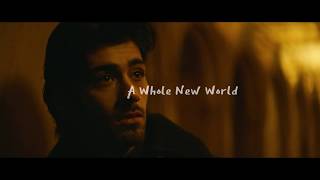 ZAYN, Zhavia Ward - A Whole New World (Lyrics Video) (From "Aladdin")