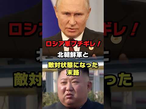 ロシア軍と北朝鮮軍が敵対状態になった末路#ロシア #ウクライナ #プーチン #ショート #shorts #ゆっくり解説