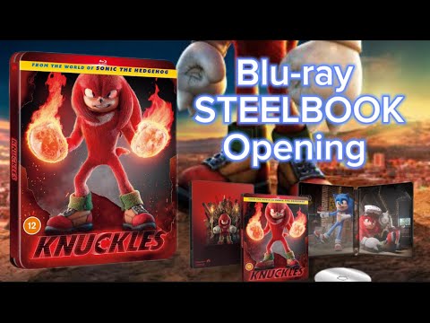 Opening. KNUCKLES (2024) Steelbook.#sonic #sonicthehedgehog #steelbook #bluray #film #trending