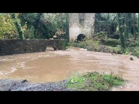 Flooding near Faithlegg in Co Waterford