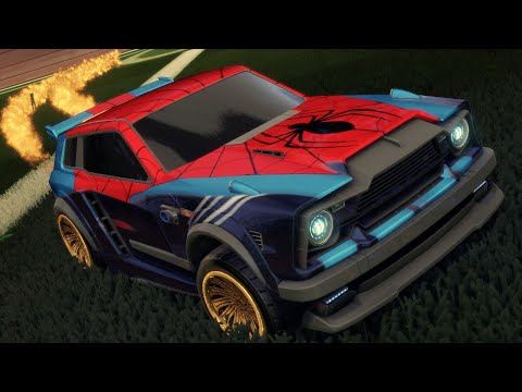 The NEW Spider-Man bundle is too CLEAN | Climbing to Rank #1 in all modes! | Rocket League