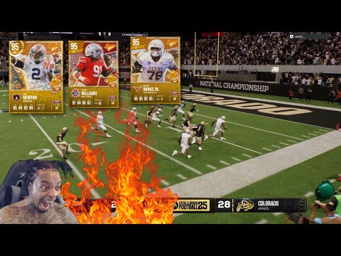 Flight's NEW $18k Heisman Edition Cam Newton Team Does THIS In NATIONAL CHAMPIONSHIP Game CFB 25!