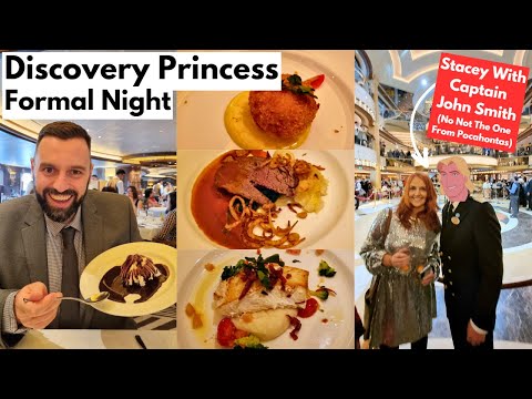 Discovery Princess Formal/Gala Evening - What To Expect On A Princess Cruise Posh Night! Food & More