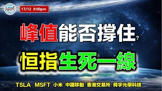 AI投資有道-港股美股研究 I 峰值能否撐住，恆指生死一線？I TSLA | MSFT | 小米 | 中國移動 | 港交所 | 舜宇光學科技