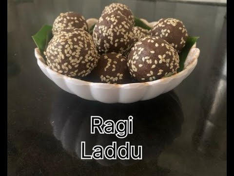 HEALTHY GLUTEN FREE MILLET LADDU (RAGI LADDU)