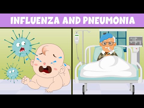 Influenza & Pneumonia | Cold, Flu, Pneumonia | How does influenza cause pneumonia? | Video for kids