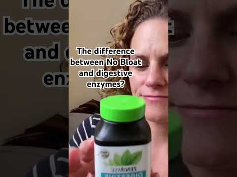 The difference between No Bloat and digestive enzymes? #supplements #digestion #fiber #guthealth