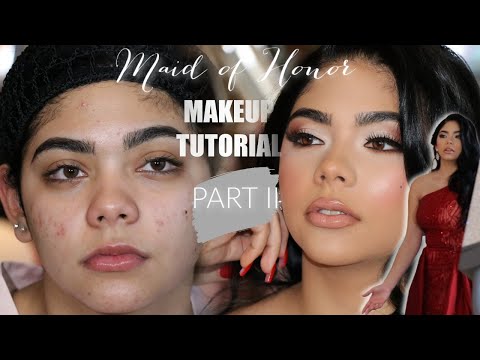 BEAUTIFUL MAID OF HONOR MAKEUP TUTORIAL! (WEDDING VLOG PART 2) Ft. Tartelette In Bloom