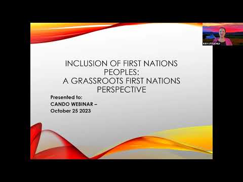 L2L - Best Practices to Incorporating Indigenous Inclusion with Ruby Littlechild - October 25, 2023