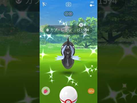 【色違いカプ・レヒレGET！】レイドバトル : レイドアワー【ポケモンGO】#色違いポケモン #ポケモンgo #ポケモンgo色違い #レイドバトル  #レイドアワー