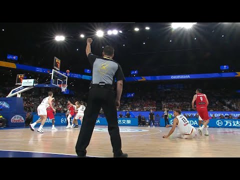 3-Point Foul - LANDING FOUL - FIBA World Cup 2023.